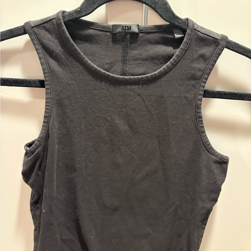 ATM Anthony Thomas Melillo Black Tank Top